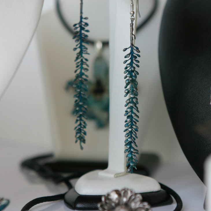 Серьги в серебре 3D, фото 2