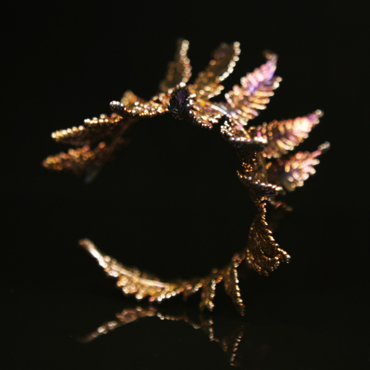 Браслет Fern Flower в серебре, Папоротник, фото 2