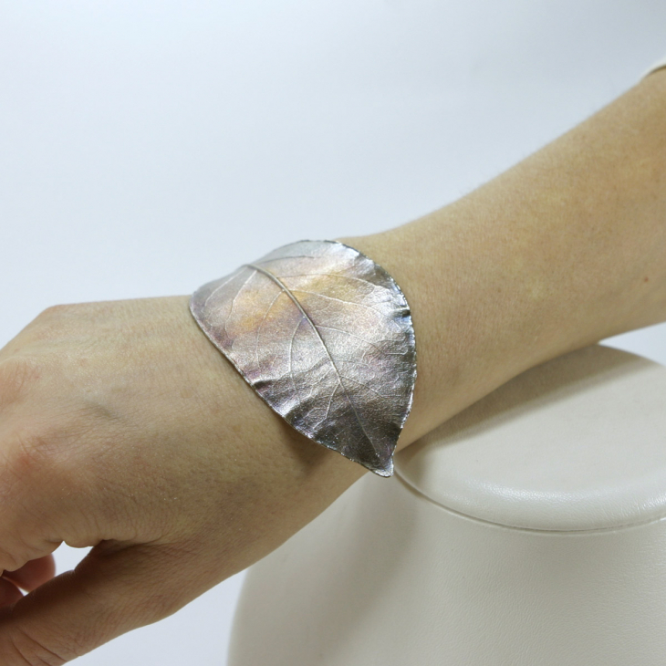 Браслет Flora в серебре, Лавр, фото 4