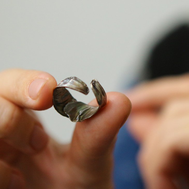 Кольцо в серебре Love Alchemy, Клен, фото 3