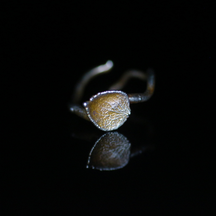 Ring in silver, Hydrangea , фото 4
