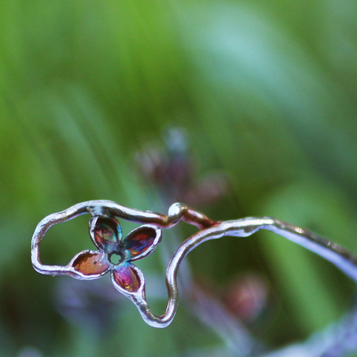 Браслет в серебре Fleur de Magique, Сирень, фото 4
