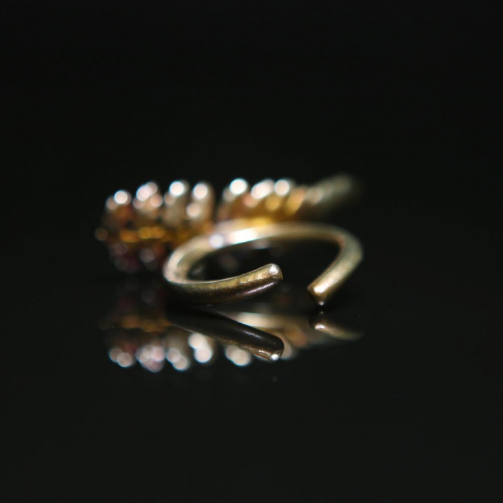 Кольцо Fern Flower в серебре, Папоротник, фото 2