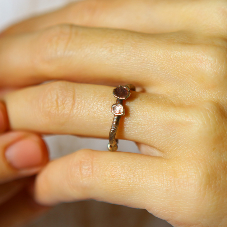 Ring in silver, Hydrangea , фото 2
