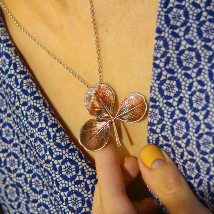 Pendant in silver, Clover, фото 4