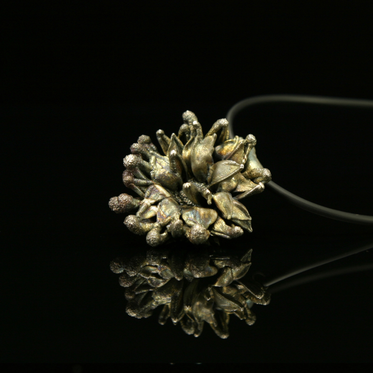 Кулон в серебре Fleur de Magique, Хризантема, фото 2