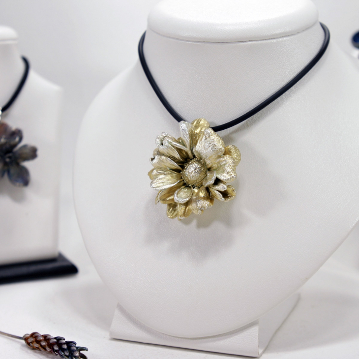 Кулон в серебре Fleur de Magique, Хризантема, фото 2