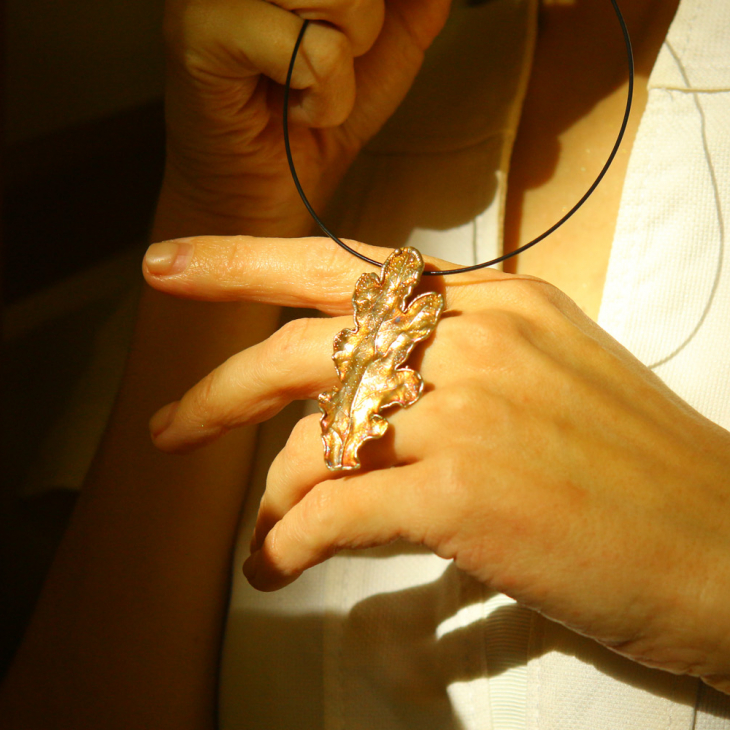 Pendant in silver,Oak , фото 4