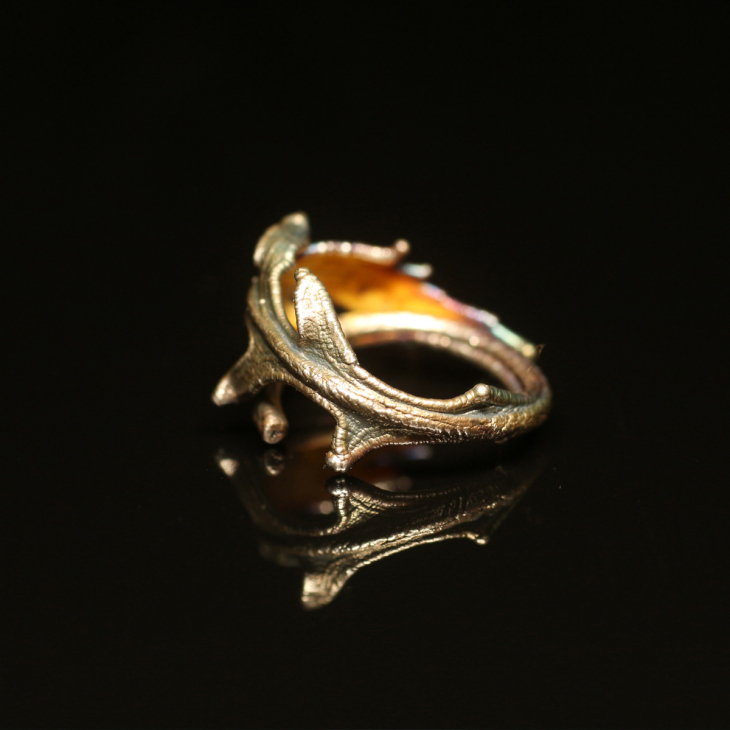 Кольцо в серебре Love Alchemy, Руккола, фото 2