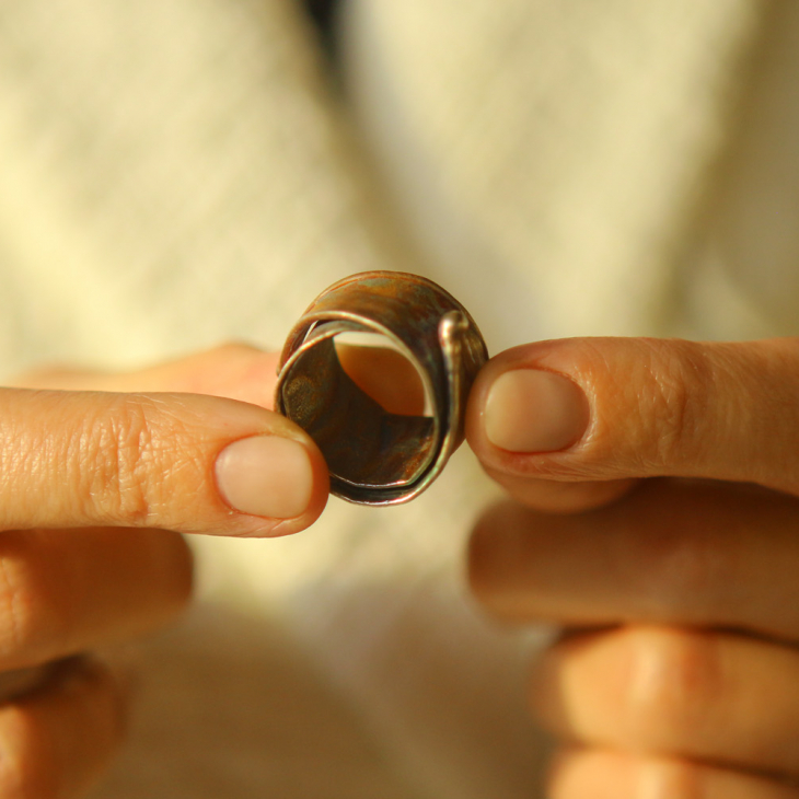 Ring in silver,Oleander, фото 3