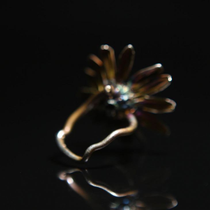 Кольцо в серебре Fleur de Magique, Ромашка, фото 2