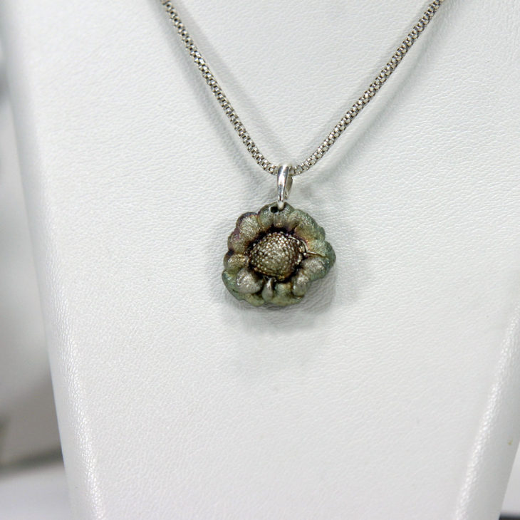 Кулон в серебре Fleur de Magique, Хризантема, фото 2