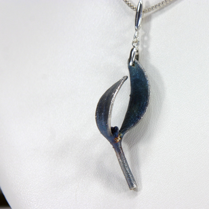 Кулон в серебре Poison, Омела, фото 2