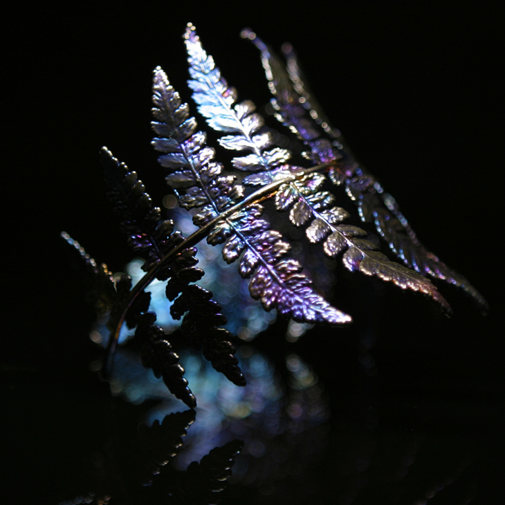 Браслет Fern Flower в серебре, Папоротник, фото 3