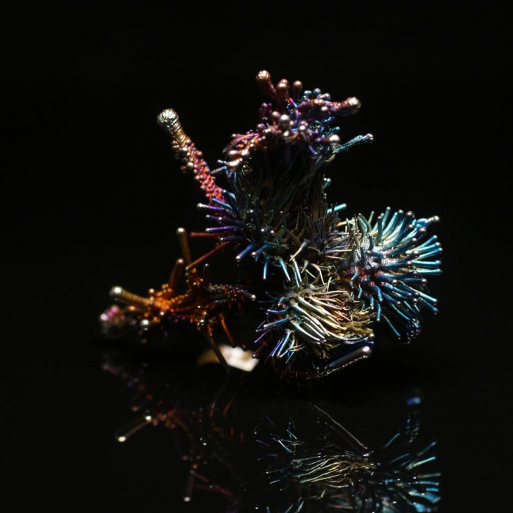 Кольцо в серебре Space Flower, Чертополох, фото 1