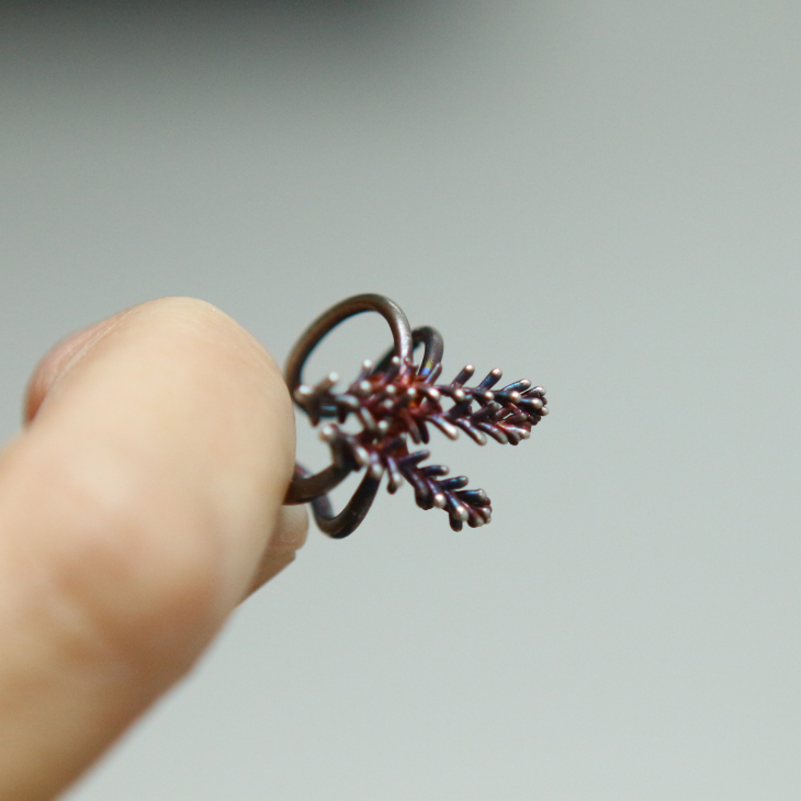 Cuff in silver, Calluna, фото 2