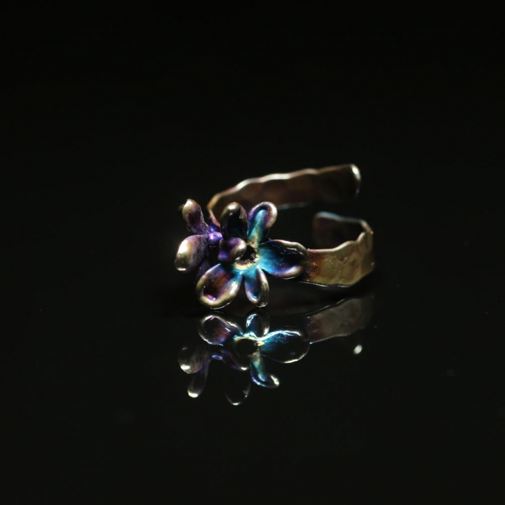 Кольцо в серебре Fleur de Magique, Сирень, фото 1