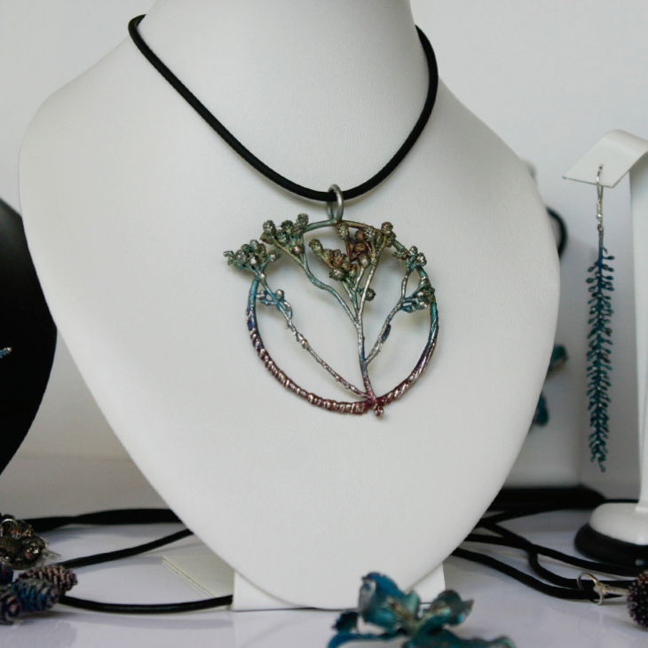 Кулон в серебре Fleur de Magique, Бессмертник, фото 2