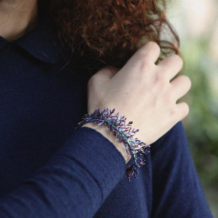 Браслет в серебре Flora, Тысячелистник, фото 2