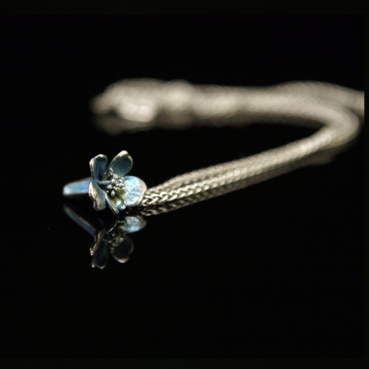 Кулон в серебре Fleur de Magique, Бархатцы, фото 4