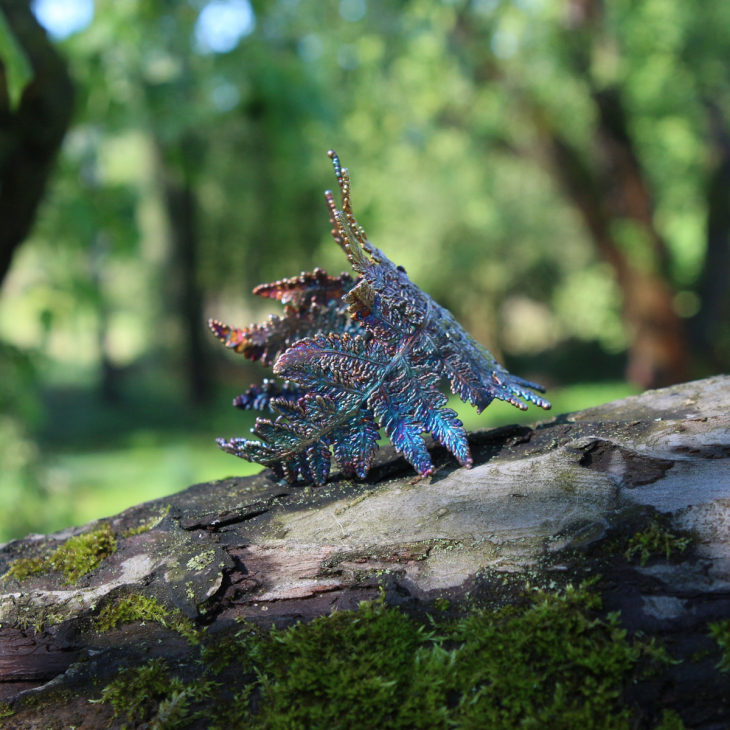 Браслет Fern Flower в серебре, Папоротник, фото 8