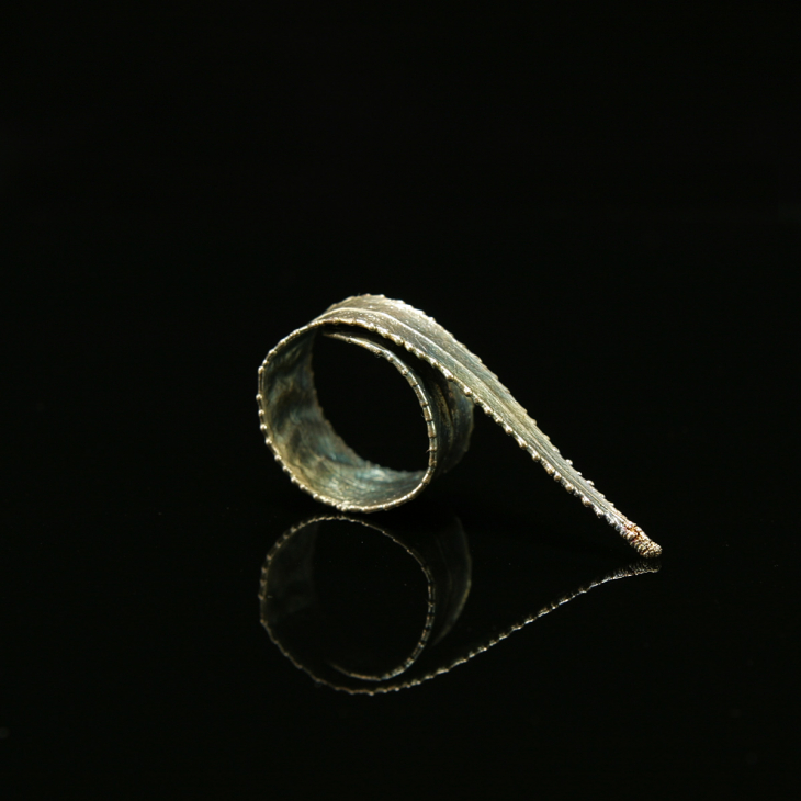 Кольцо в серебре Melancholy, Ива, фото 2