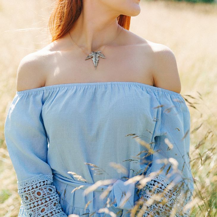 Кулон в серебре Love Alchemy, Клен, фото 2