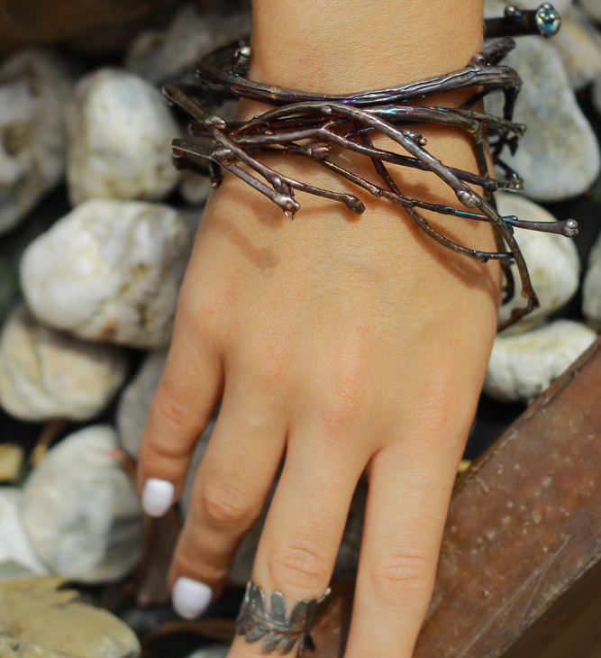 Браслет в серебре Power, Береза, фото 4