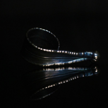 Кольцо в серебре Melancholy, Ива