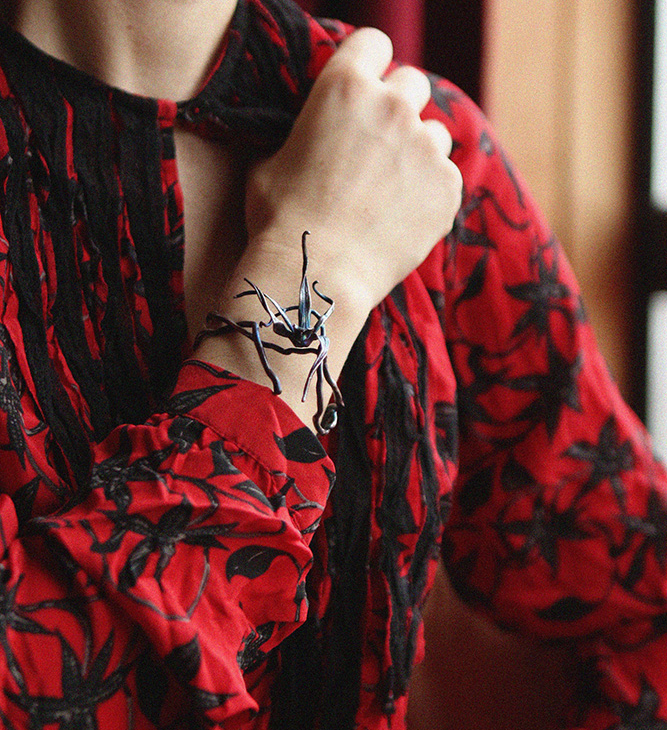 Браслет в серебре Fleur de Magique, Орхидея, фото 4