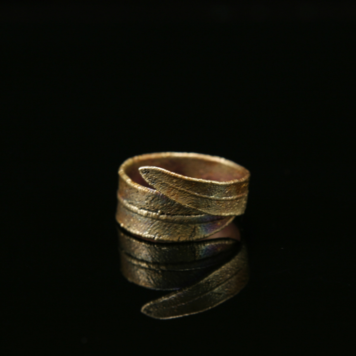Кольцо в серебре Melancholy, Облепиха, фото 1