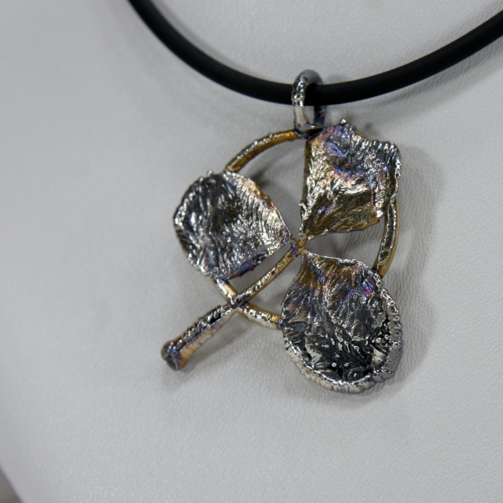 Кулон в серебре Love Alchemy, Клевер, фото 3