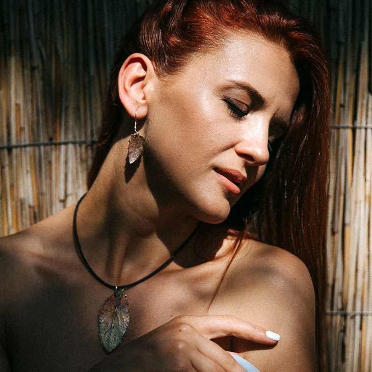 Серьги в серебре Love Alchemy, Дуб, фото 4