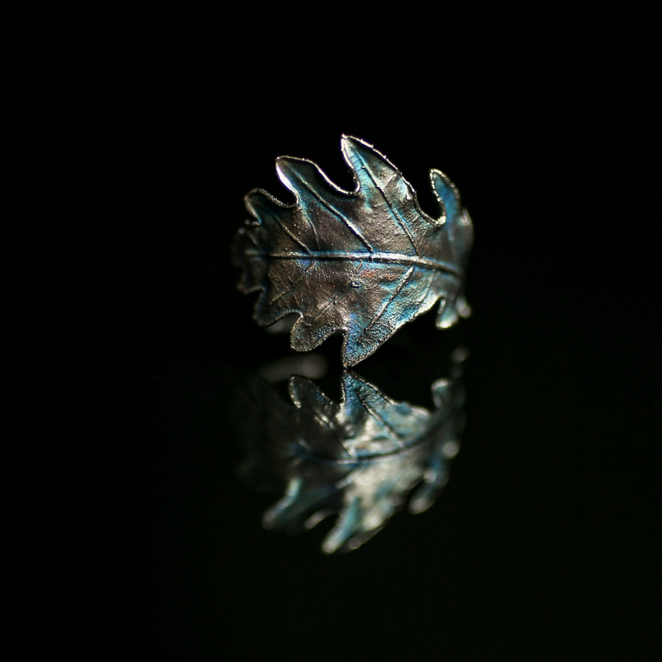 Кольцо в серебре Love Alchemy, Дуб, фото 2