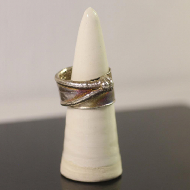 Кольцо в серебре Poison, Олеандр, фото 2