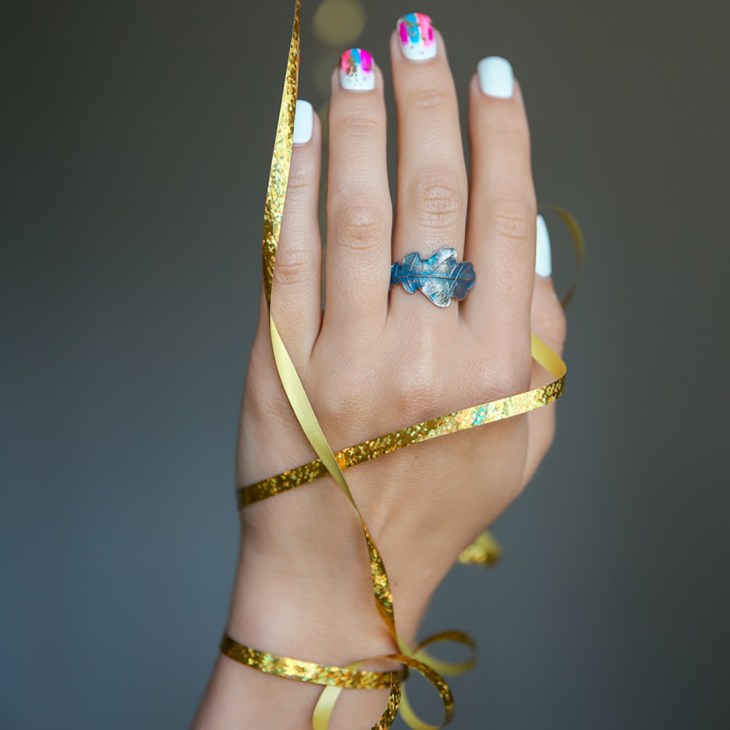 Кольцо в серебре Love Alchemy, Дуб, фото 2