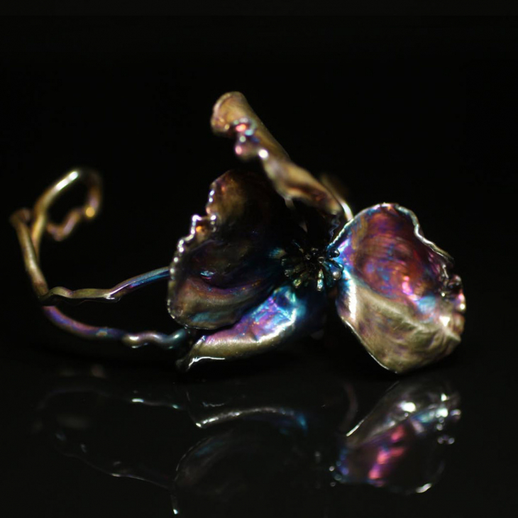 Браслет в серебре Fleur de Magique, Магнолия, фото 4