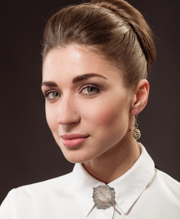 Серьги в серебре Minima, Ольха, фото 2