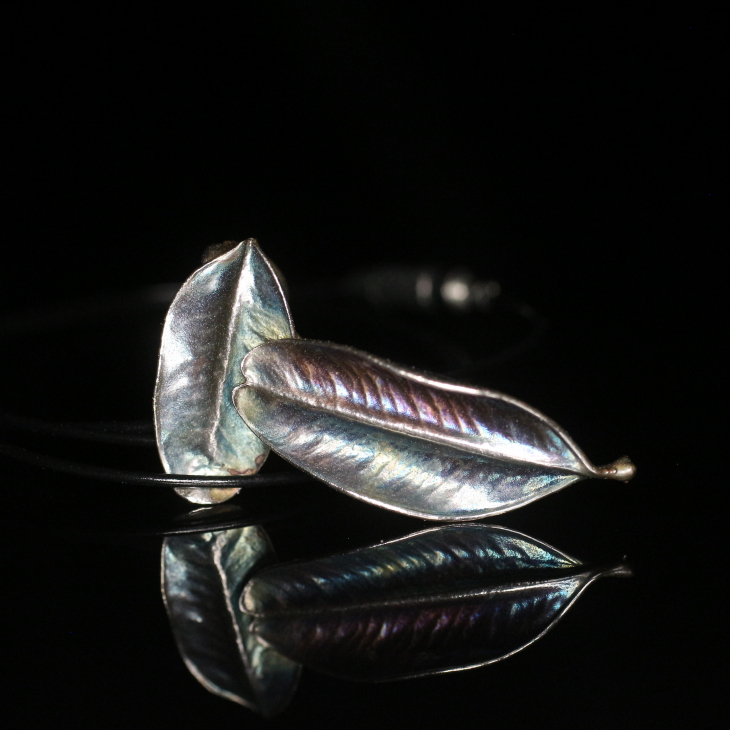 Boxwood pendant in silver, фото 4