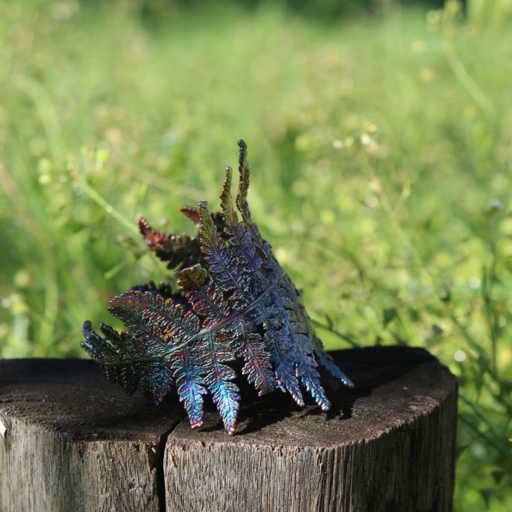 Браслет Fern Flower в серебре, Папоротник, фото 5