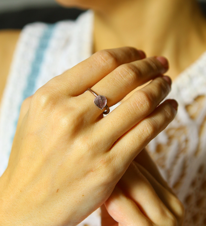 Ring in silver, Hydrangea , фото 3
