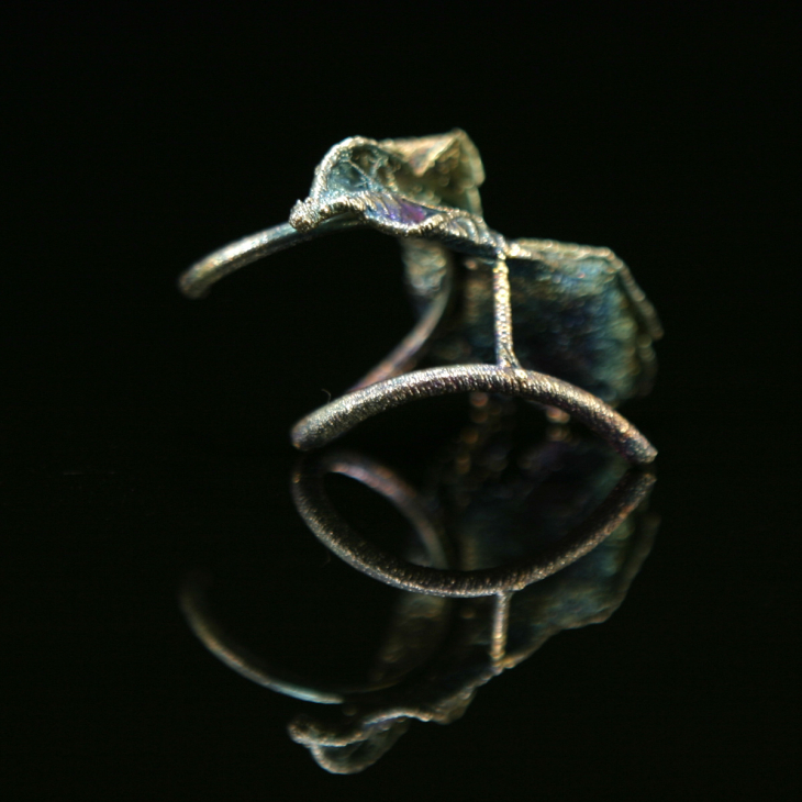 Кольцо в серебре Love Alchemy, Ясень, фото 2