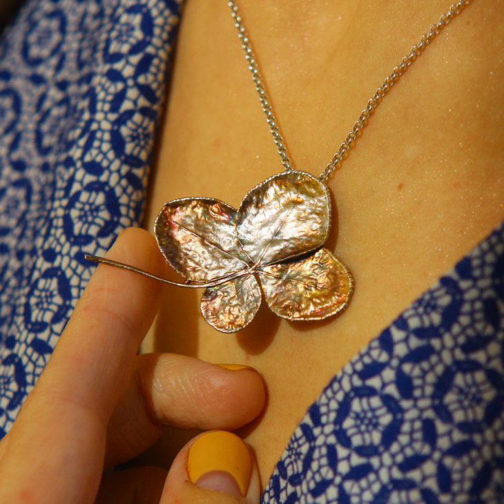 Pendant in silver, Clover, фото 3
