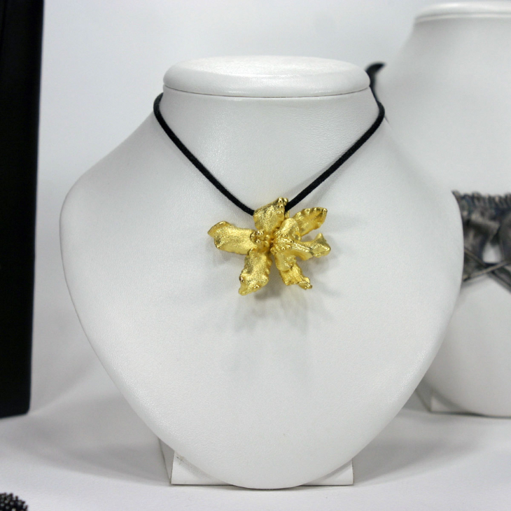 Кулон в золоте Fleur de Magique, Орхидея, фото 2