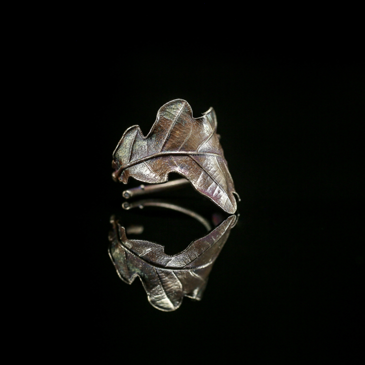 Кольцо в серебре Love Alchemy, Дуб, фото 2