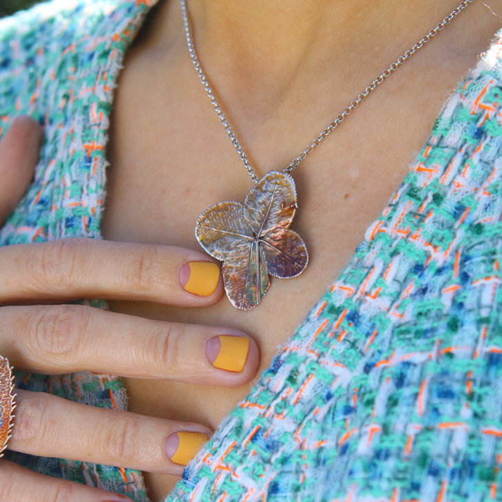 Pendant in silver, Clover, фото 3