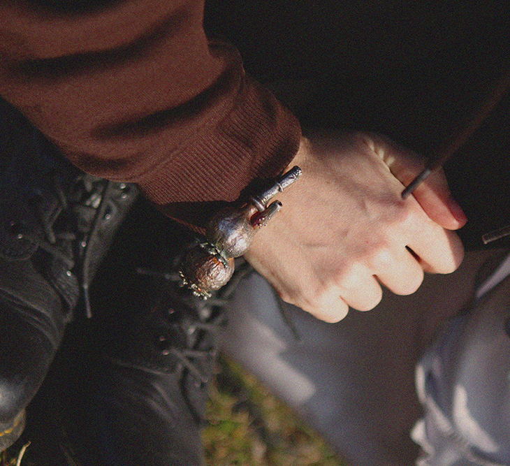 Браслет в серебре Flora, Мак, фото 2