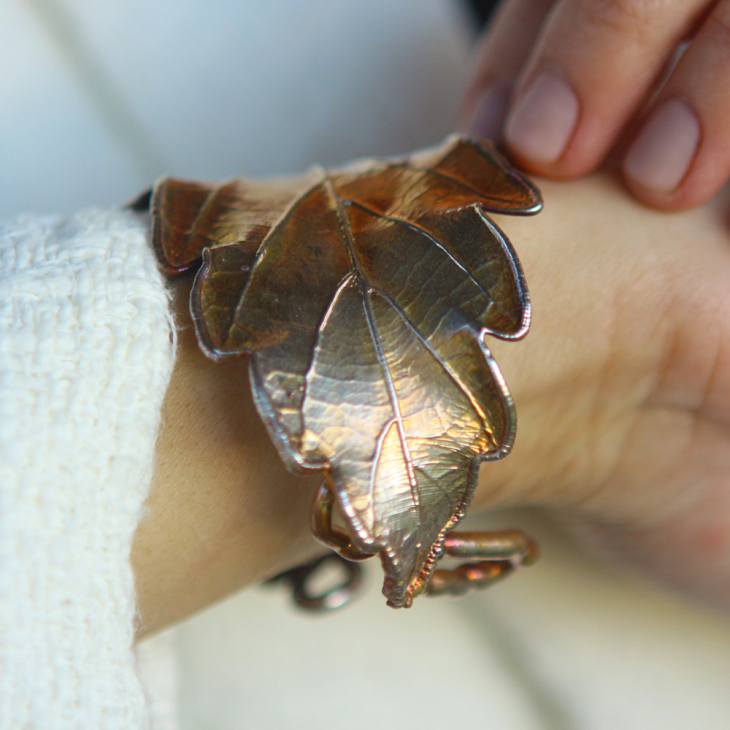 Bracelet in silver ,Oak, фото 4