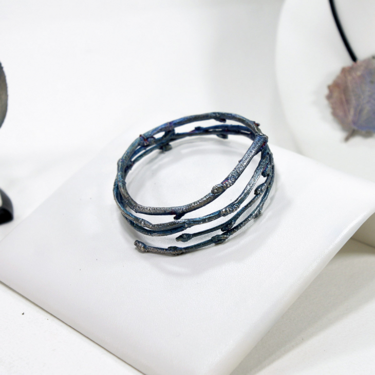 Браслет в серебре Power, Береза, фото 2