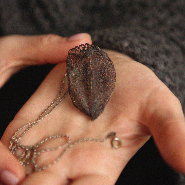 Кулон в серебре Love Alchemy, Физалис, фото 2